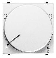 Терморегулятор механический с датчиком без рамки ABB Zenit 0С +45С N2240.3 BL белый картинка